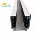 3 phase surface mounted aluminum LED track profile Lighting track rail